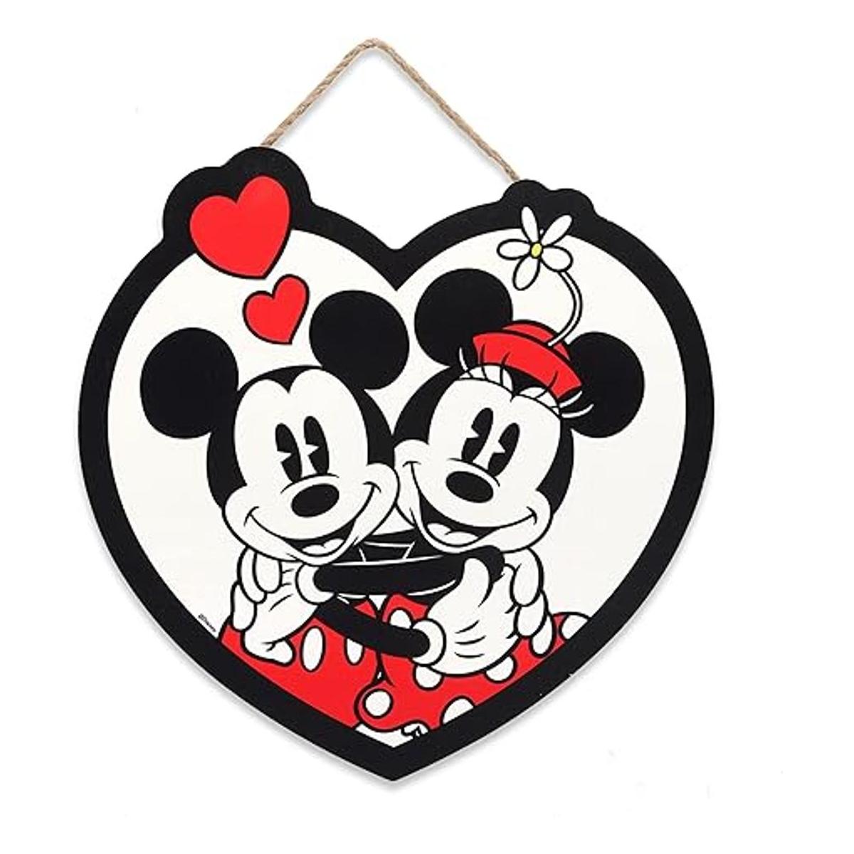 Open Road Brands Letrero de madera colgante de Mickey