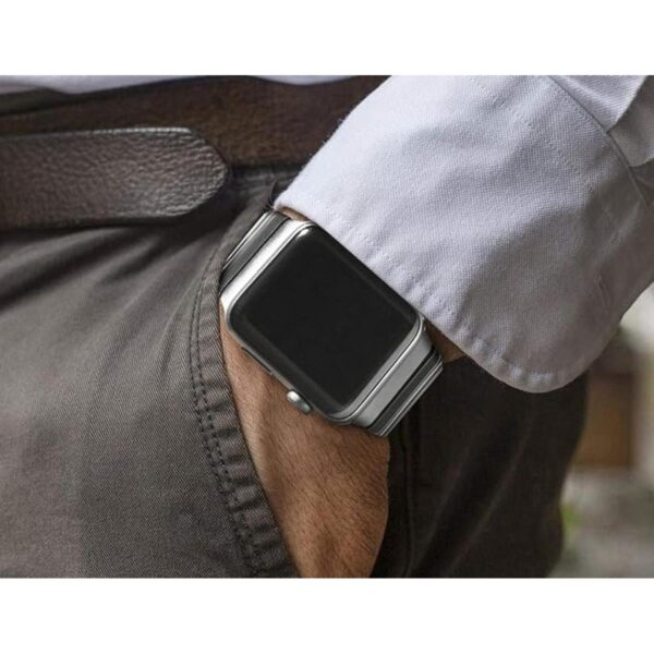 NewWays Correa de metal compatible con Apple Watch Band_5