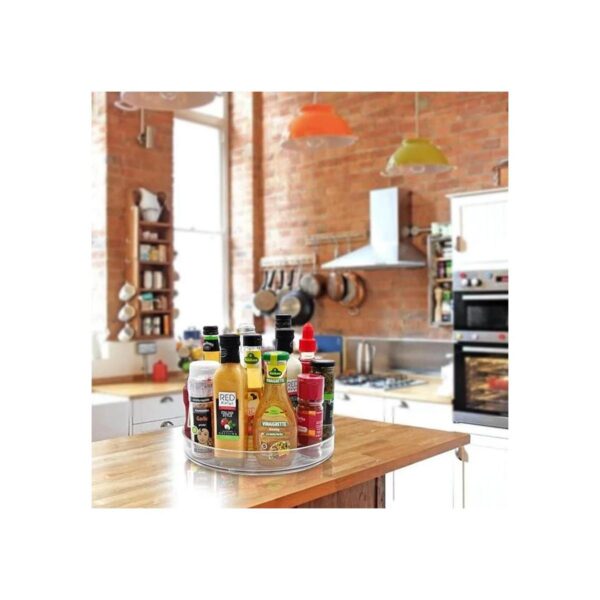 Large Lazy Susan Rotating Turntable Organizer for
