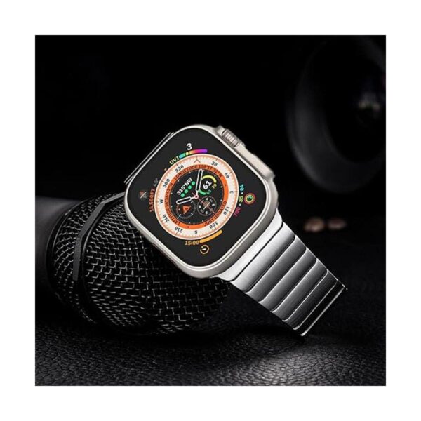 NewWays Correa de metal compatible con Apple Watch Band_3