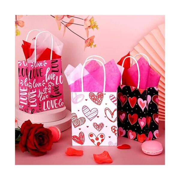 Cooraby 30 bolsas de papel para el día de San Valentín_5
