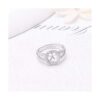 LGSY Anillo redondo de plata de ley 925 con circonita_2