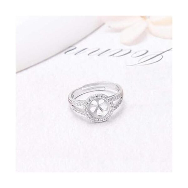 LGSY Anillo redondo de plata de ley 925 con circonita_2