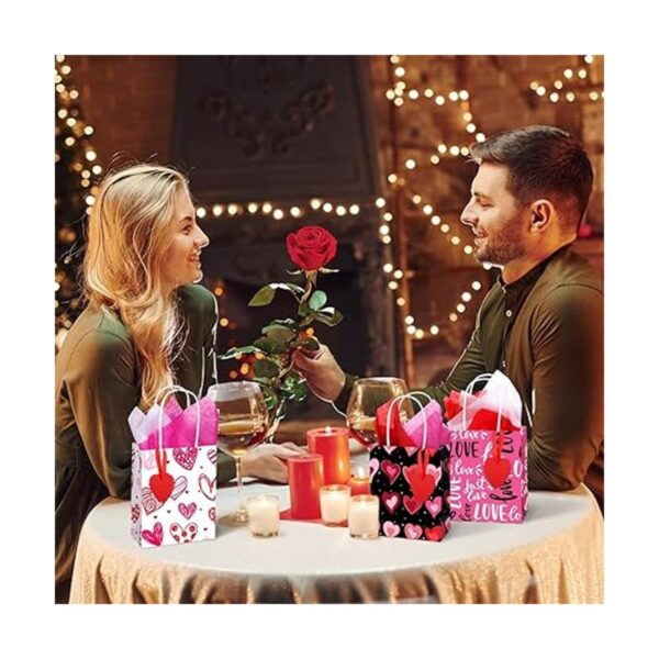 Cooraby 30 bolsas de papel para el día de San Valentín_6