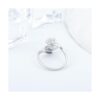 LGSY Anillo de plata de ley 925 con diseño de margaritas_2