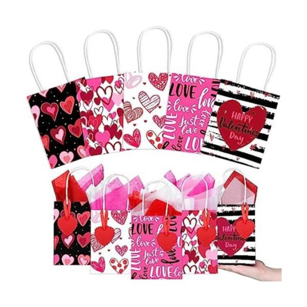 Cooraby 30 bolsas de papel para el día de San Valentín_1