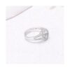 LGSY Anillo redondo de plata de ley 925 con circonita_3