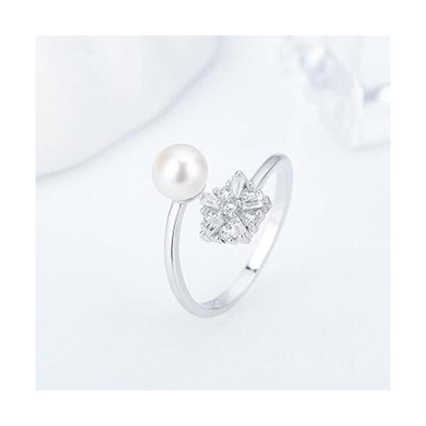 LGSY Anillos ajustables de plata de ley con circonita_5