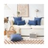 Home Brilliant Juego de 4 fundas de almohada decorativas