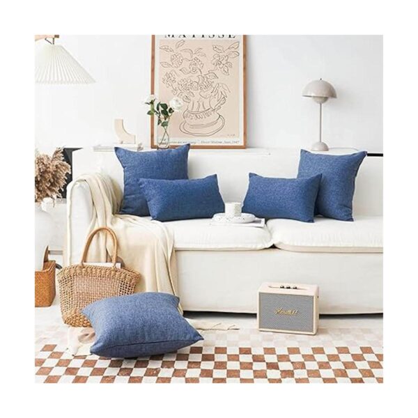 Home Brilliant Juego de 4 fundas de almohada decorativas