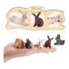 Mini figuras de conejito para decoración de tartas de_3