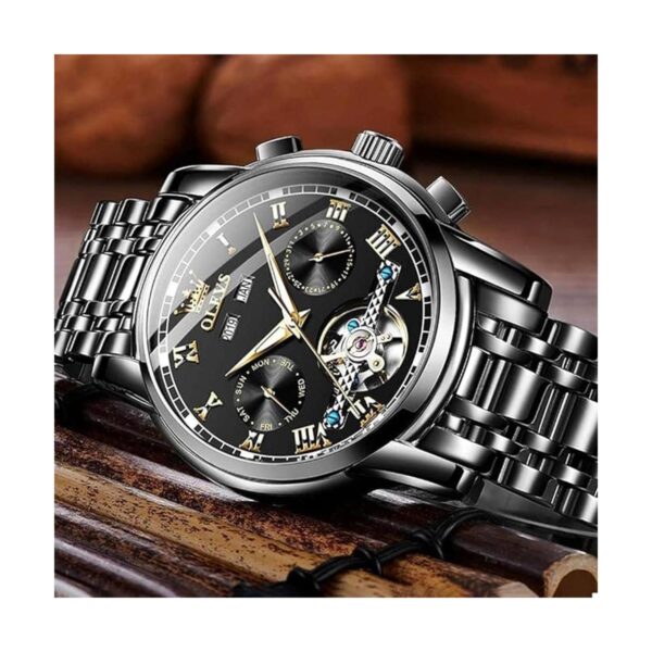 OLEVS Reloj automático Tourbillon mecánico automático de_2