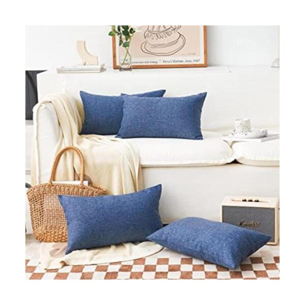 Home Brilliant Juego de 4 fundas de almohada decorativas