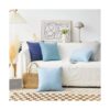 Home Brilliant Juego de 4 fundas de almohada decorativas