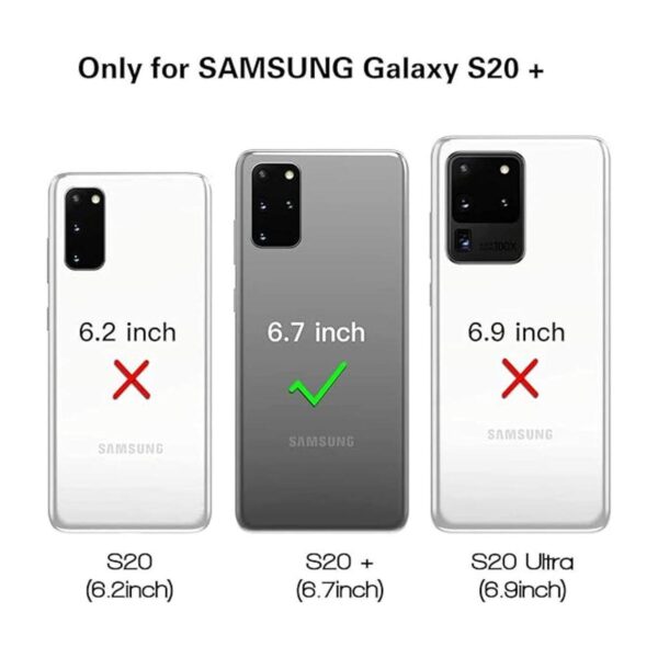 Mieziba Funda para Galaxy S20 Plus 5G a prueba de golpes_3