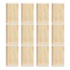DEAYOU Paquete de 12 tableros de madera MDF sin acabar_3