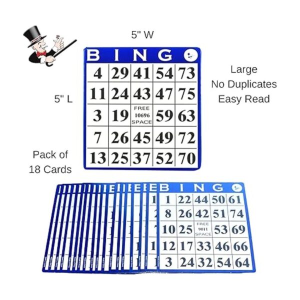MR CHIPS Juego de bingo con tarjetas de bingo y fichas 18_3