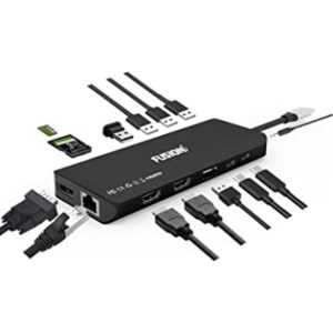 Estación de acoplamiento para laptop USB C 14 en 1_1