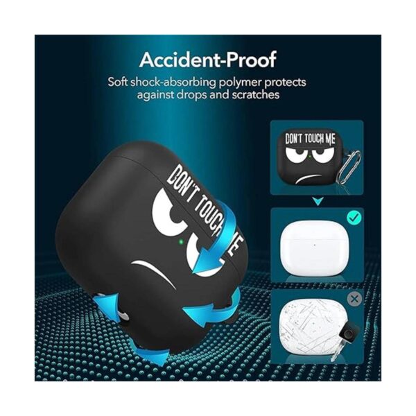 EZICOK Funda compatible con AirPods 3 Dont Touch Me_4
