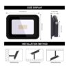 Miwat Paquete de 2 luces LED de 20 W con cable de 5 pies_2