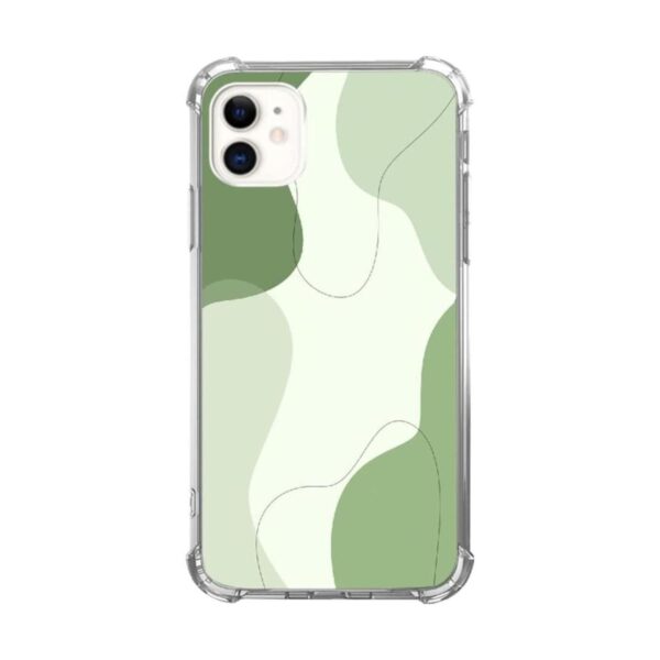 Oubliert Funda estética de arte de línea verde salvia_1