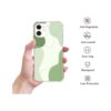 Oubliert Funda estética de arte de línea verde salvia_2