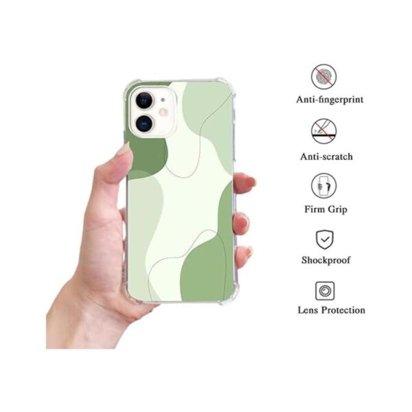 Oubliert Funda estética de arte de línea verde salvia_2