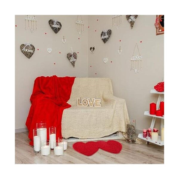 AnyDesign Felpudo decorativo para el día de San Valentín
