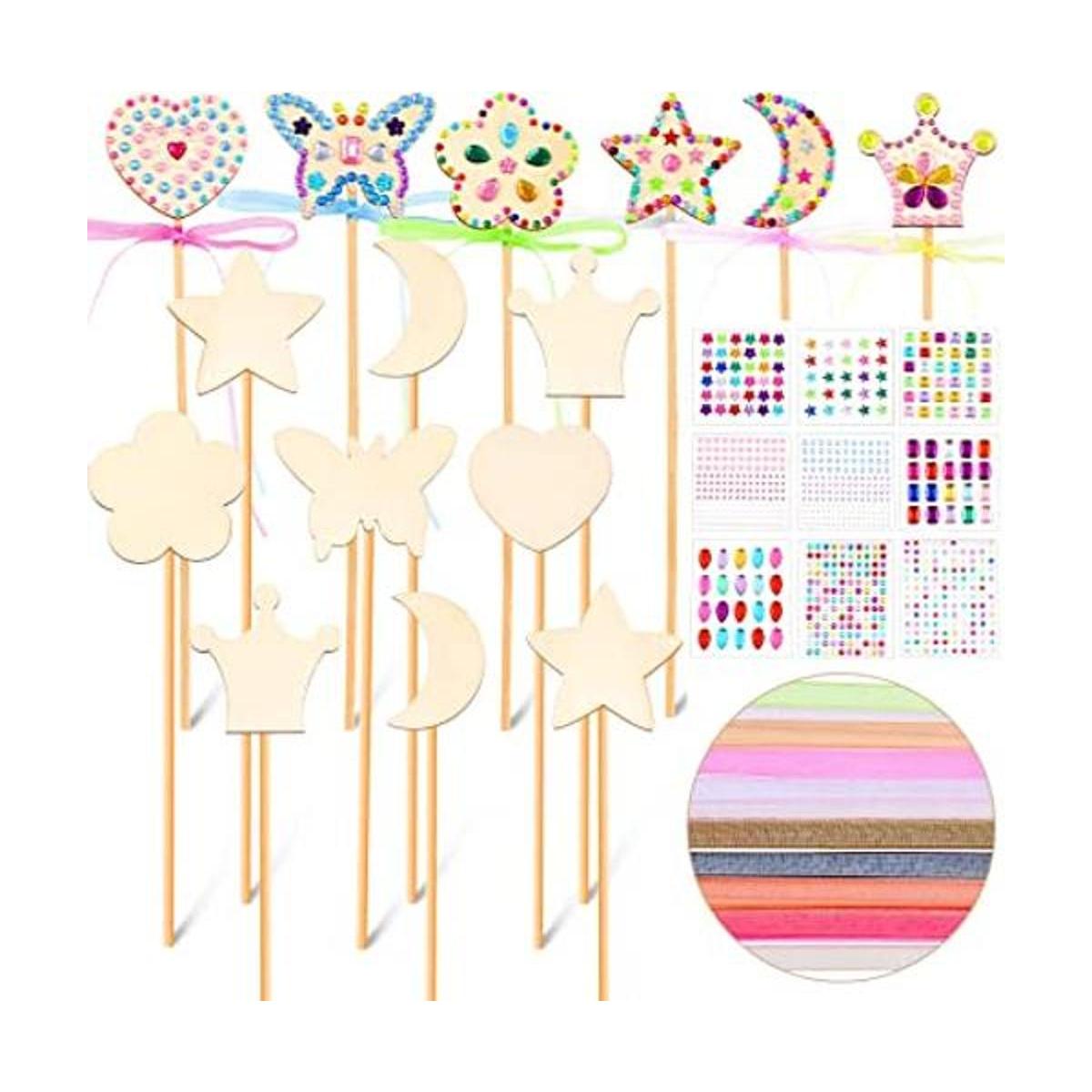 El kit de varitas de hada de princesa incluye varitas de