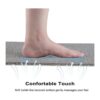 Leotruny Tapete de ducha cuadrado antideslizante de PVC de_5