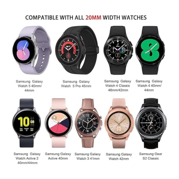 Charlam Compatible con Samsung Galaxy Watch 5 y 4 de 1.575_2