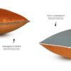 Juego de 4 fundas de almohada a cuadros de 18 x 18