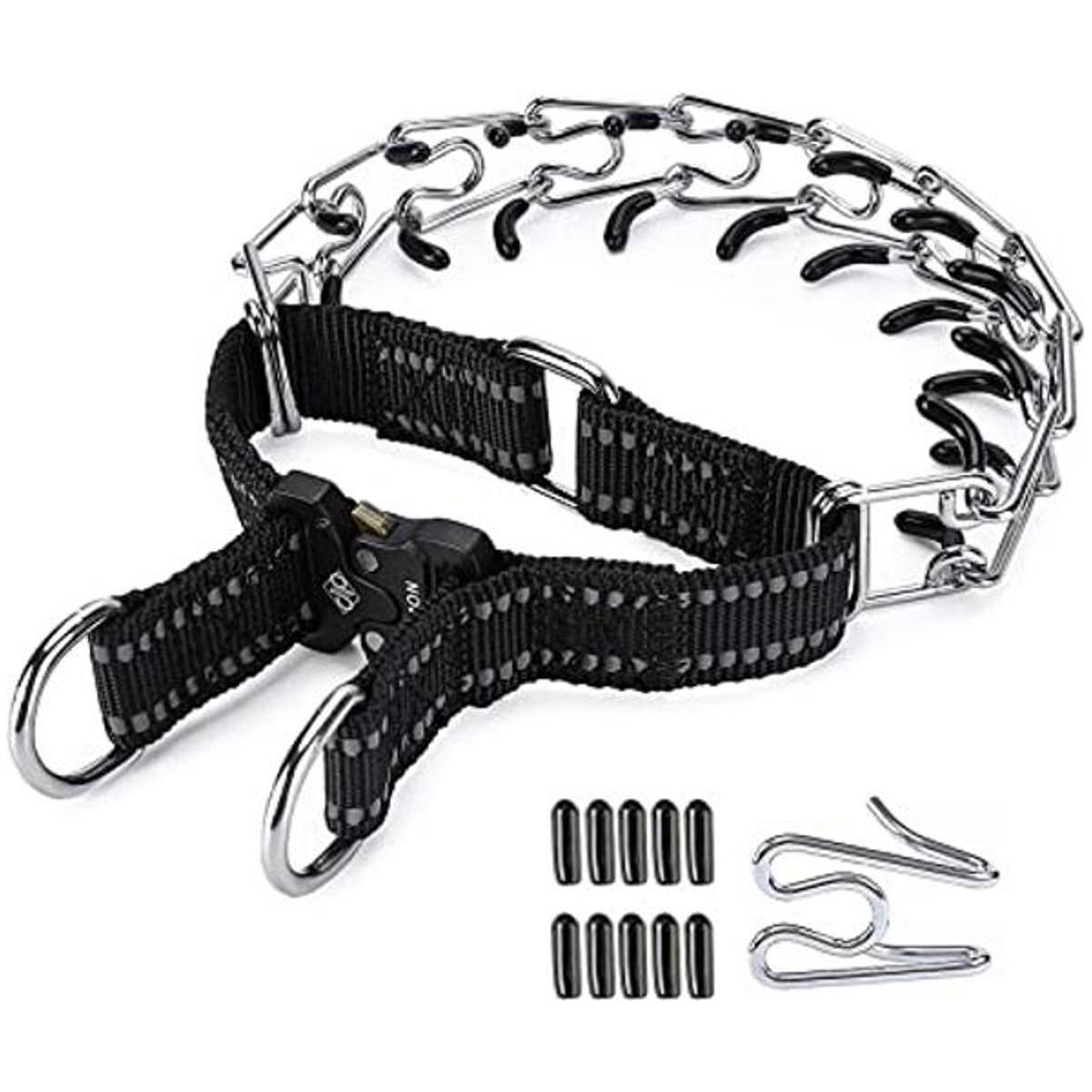 JIPIMON Collar ajustable para perros con cómoda punta de