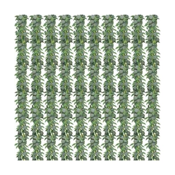 Paquete de 10 guirnaldas de eucalipto artificiales con_1