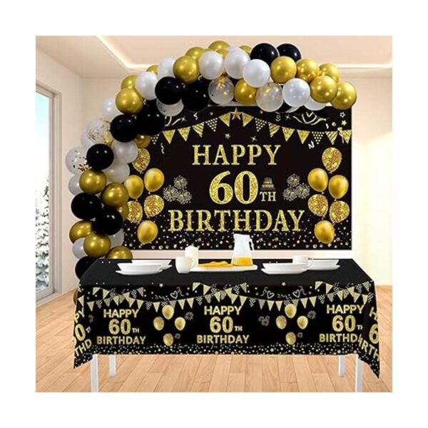 Trgowaul Decoraciones de cumpleaños n. 60 para hombres y_5