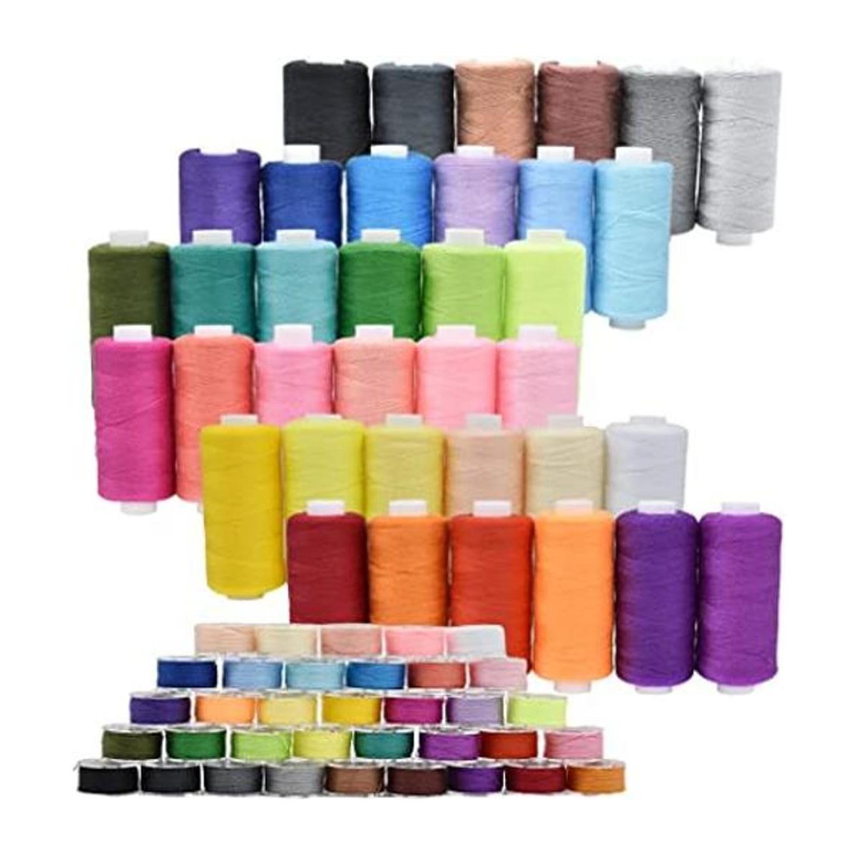 Kit de 72 bobinas de hilo de costura 36 colores 400