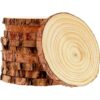 MUKCHAP 10 piezas de rebanadas de madera de pino natural_1