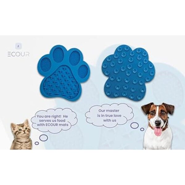 ECOUR Tapete para lamer para perros y gatos paquete de 3