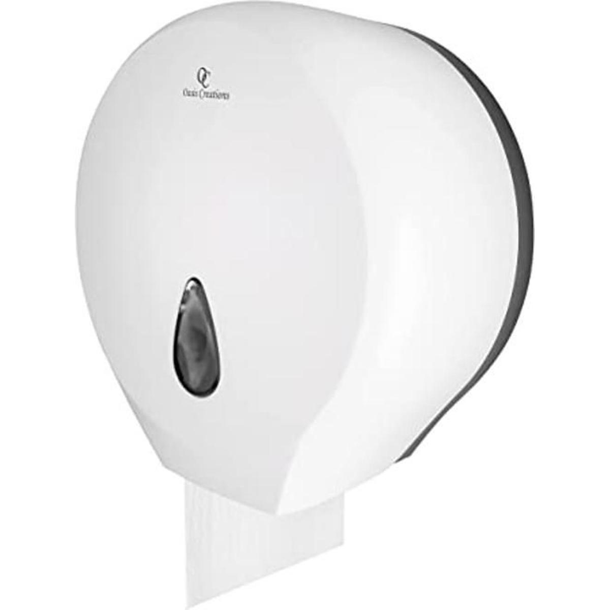 Oasis Creations Dispensador de papel higiénico de un solo
