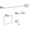 Delta NIC64PC Nicoli Kit de accesorios de baño de 4_1