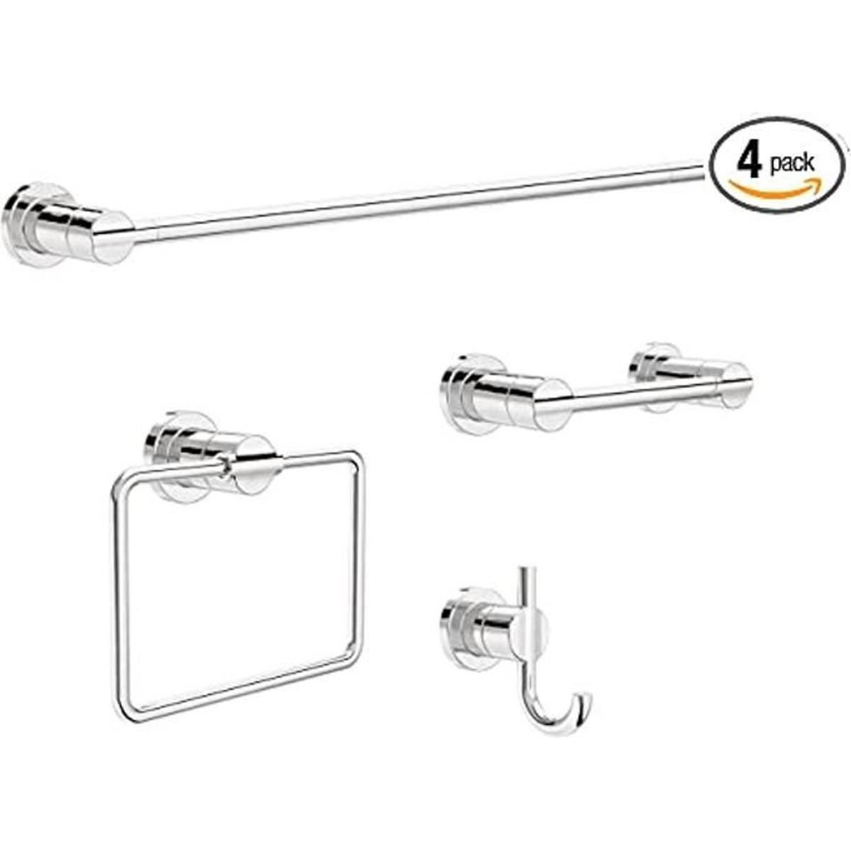 Delta NIC64PC Nicoli Kit de accesorios de baño de 4