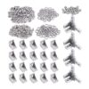 Glarks El juego de 216 conectores de perfil de aluminio de