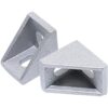 Juego de 24 conectores de perfil de extrusión de aluminio