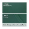 GROWORLD Leaf Tarp with 4 Handles Garden Waste Yard Tarps_4