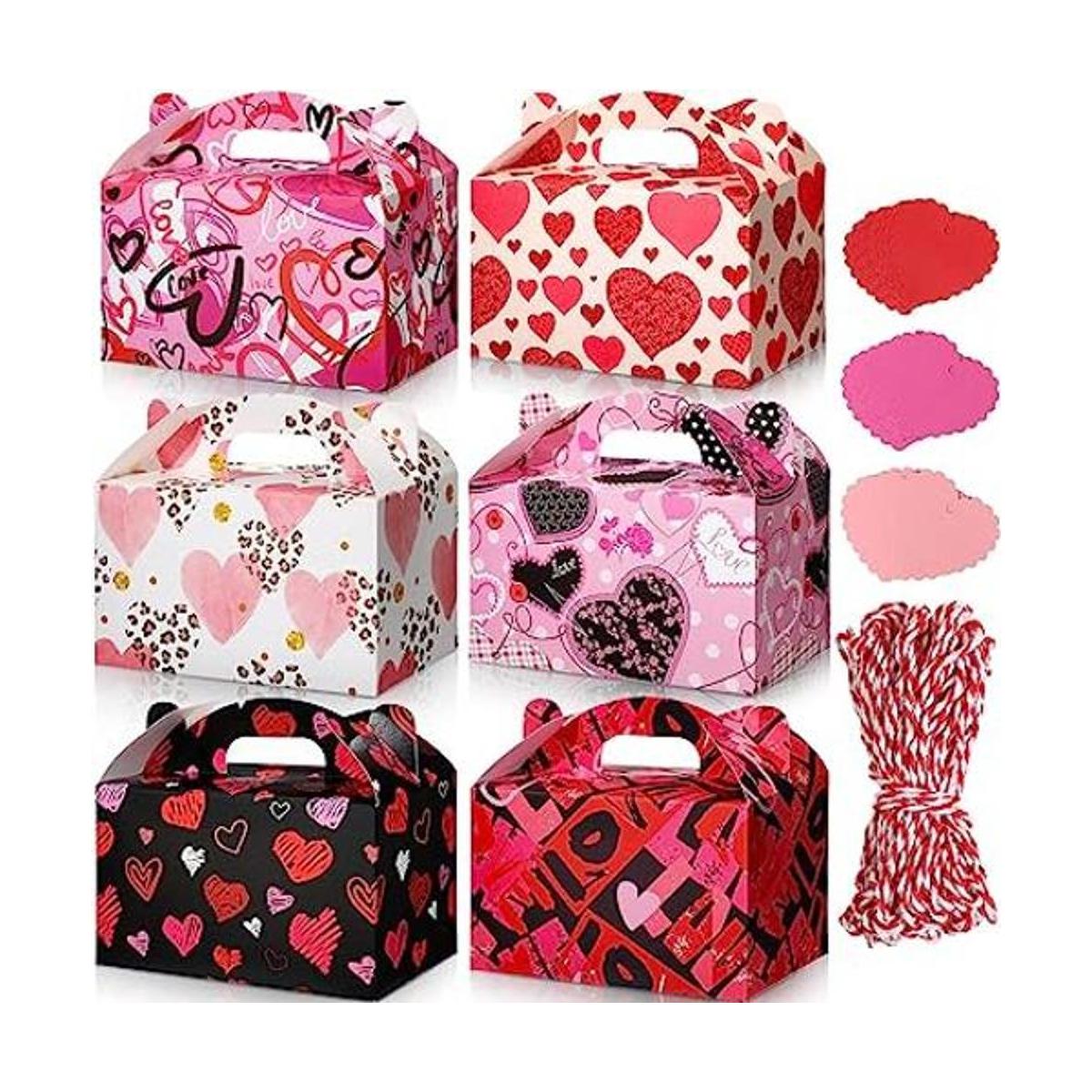 Dianelhall Paquete de 24 cajas de regalo para el día de