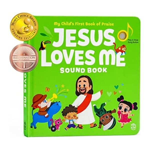 Hello 2 Kids Jesus Loves Me Libro de sonidos Juguete_1