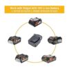 Convertidor adaptador para Ridgid AEG 18V Hyper liion a_3