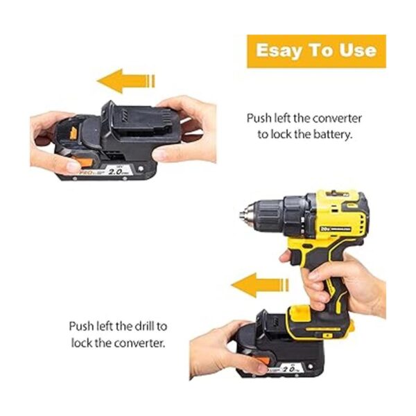 Convertidor adaptador para Ridgid AEG 18V Hyper liion a_5