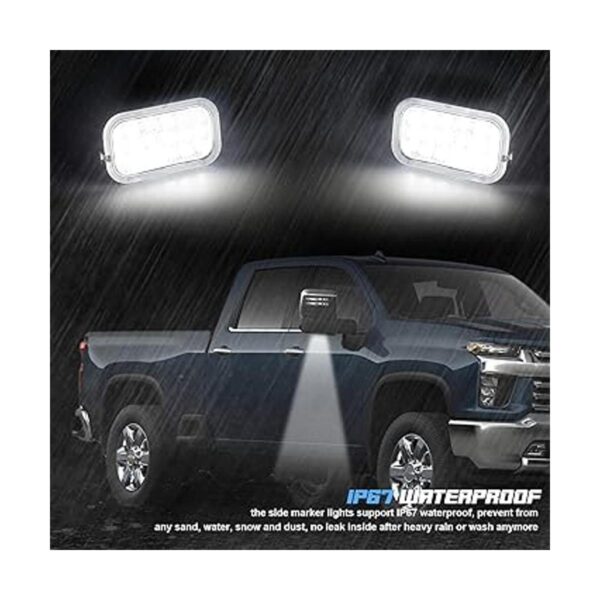 NDRUSH Luz de espejo para charco de luz LED compatible con_3