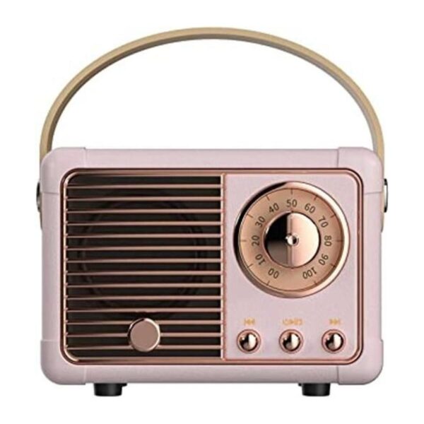 Dosmix Altavoz Bluetooth retro decoración vintage_1
